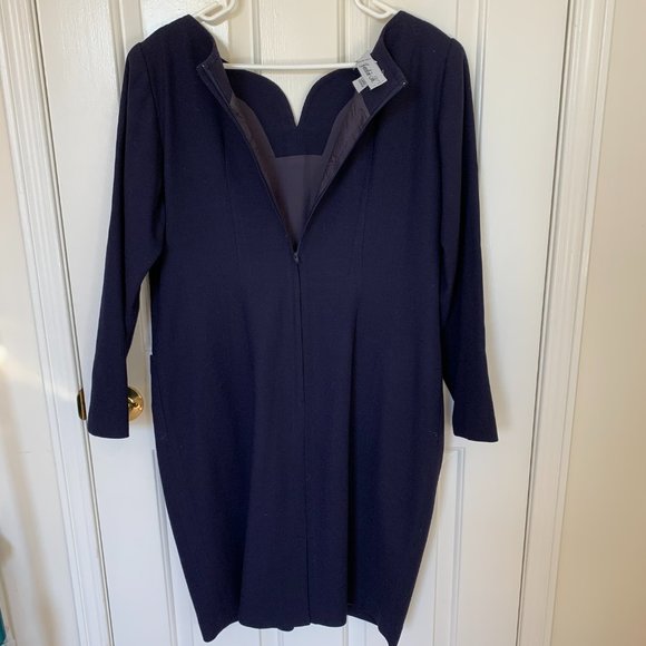 One Piece Navy Blue Dress - Picture 5 of 5